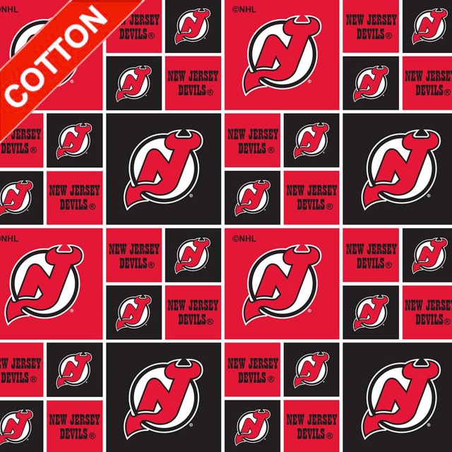 ⛸️⛸️⛸️New Jersey Devils NHL Cotton Fabric